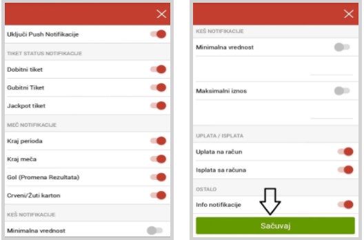 Meridian App Android, Kladionice TV
