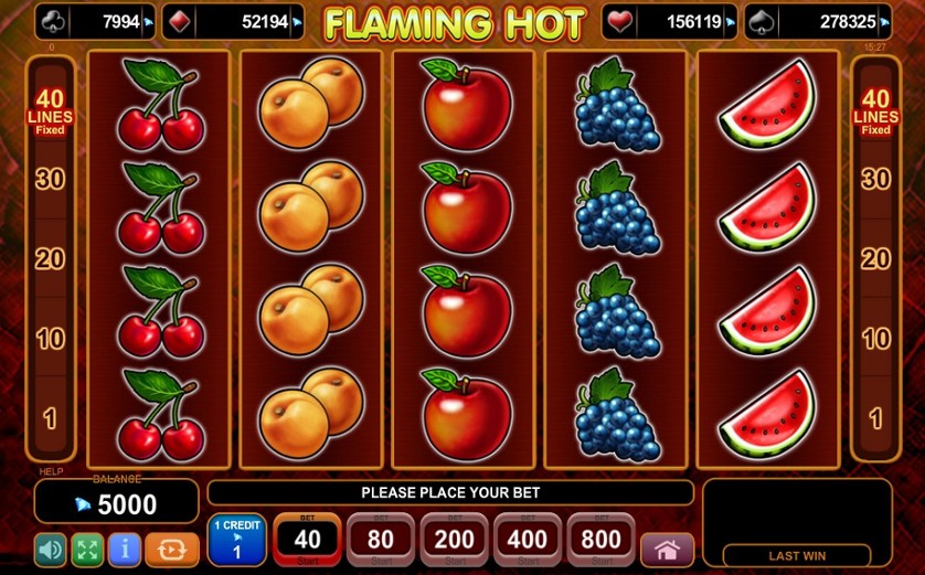 Flaming Hot kazino slot igra