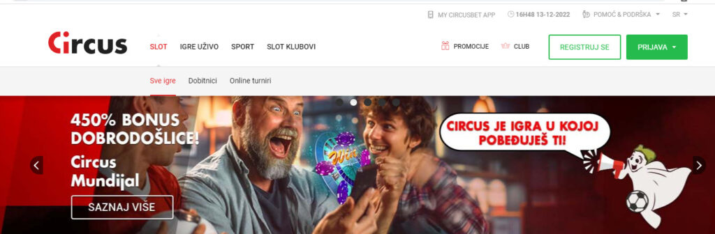 Circus online kazino srbija
