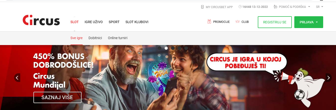 Circus online kazino srbija