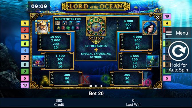 lord of the ocean kazino bonus