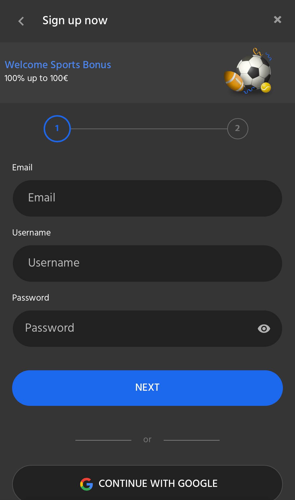 Proces registracije na Slotimo online