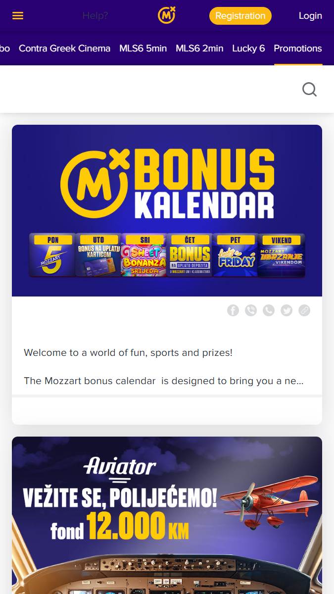 Mozzartbet Betting Page Mobile