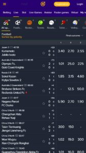 Mozzartbet Sports Page