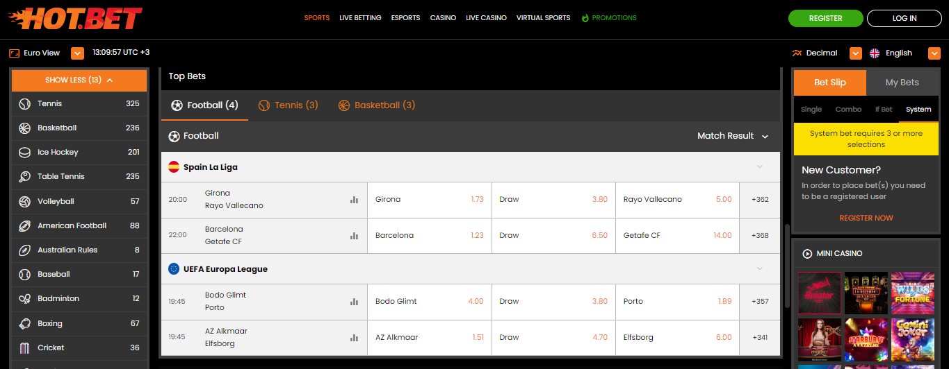 Hotbet Sport Betting, kladionice.tv