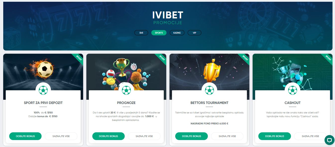 Ivibet Sport Betting Bonuses, kladionice.tv