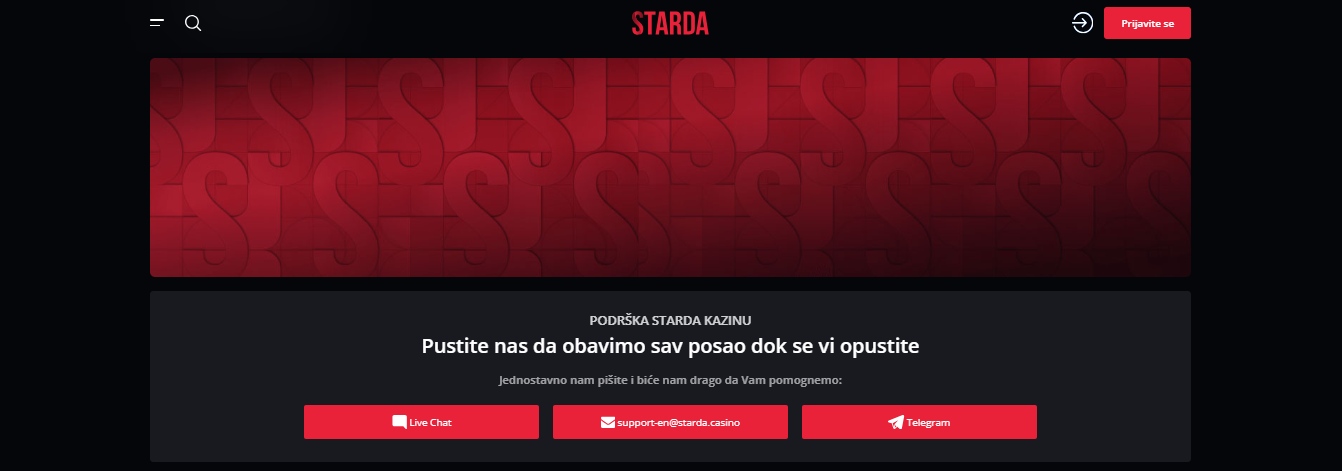 Starda Customers support, kladionice.tv