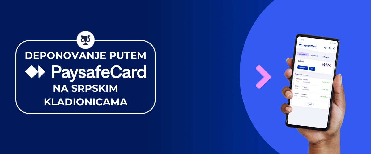 Deponovanje putem PaysafeCard na srpskim kladionicama, kladionice.tv