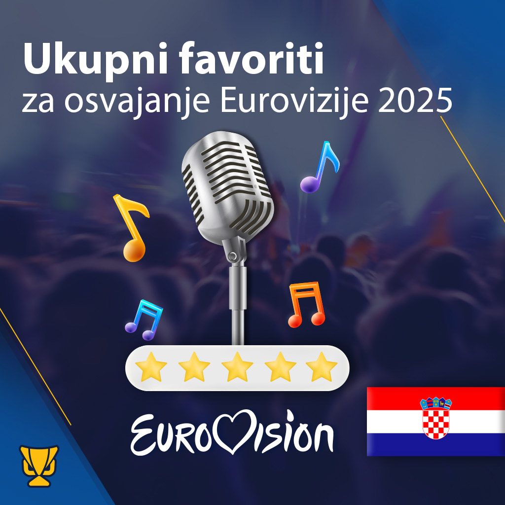 Ukupni favoriti za osvajanje eurovizije 2025 mobile