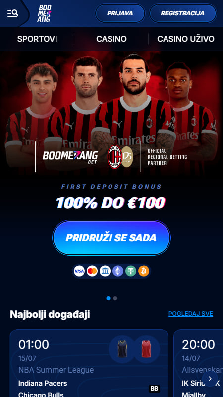 Boomerang online kladionica
