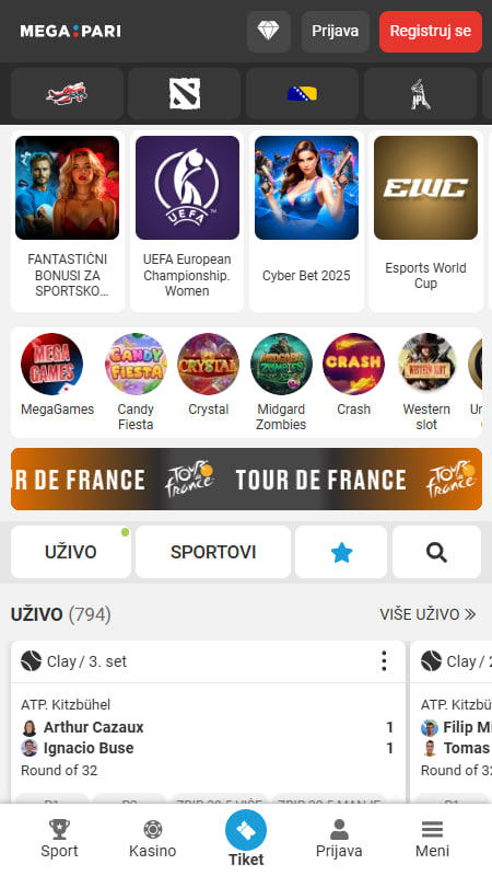 Klađenje na Tour de France u MegaPari