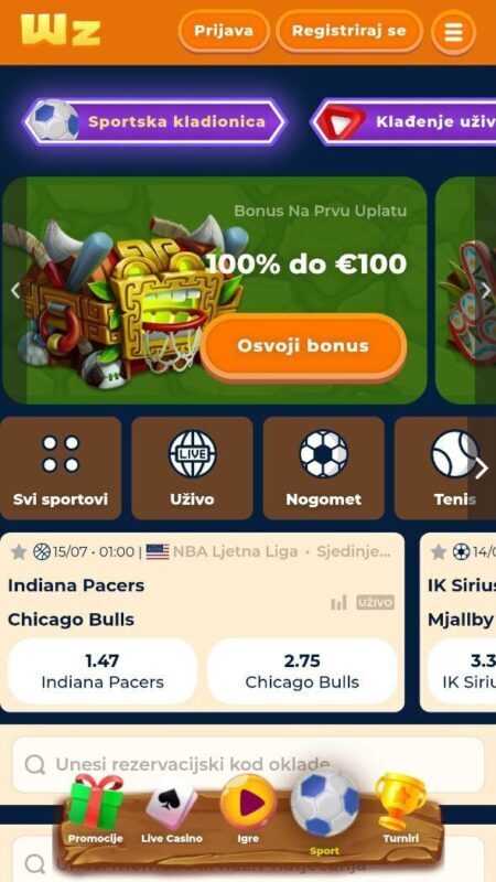Wazamba moderna online kladionica