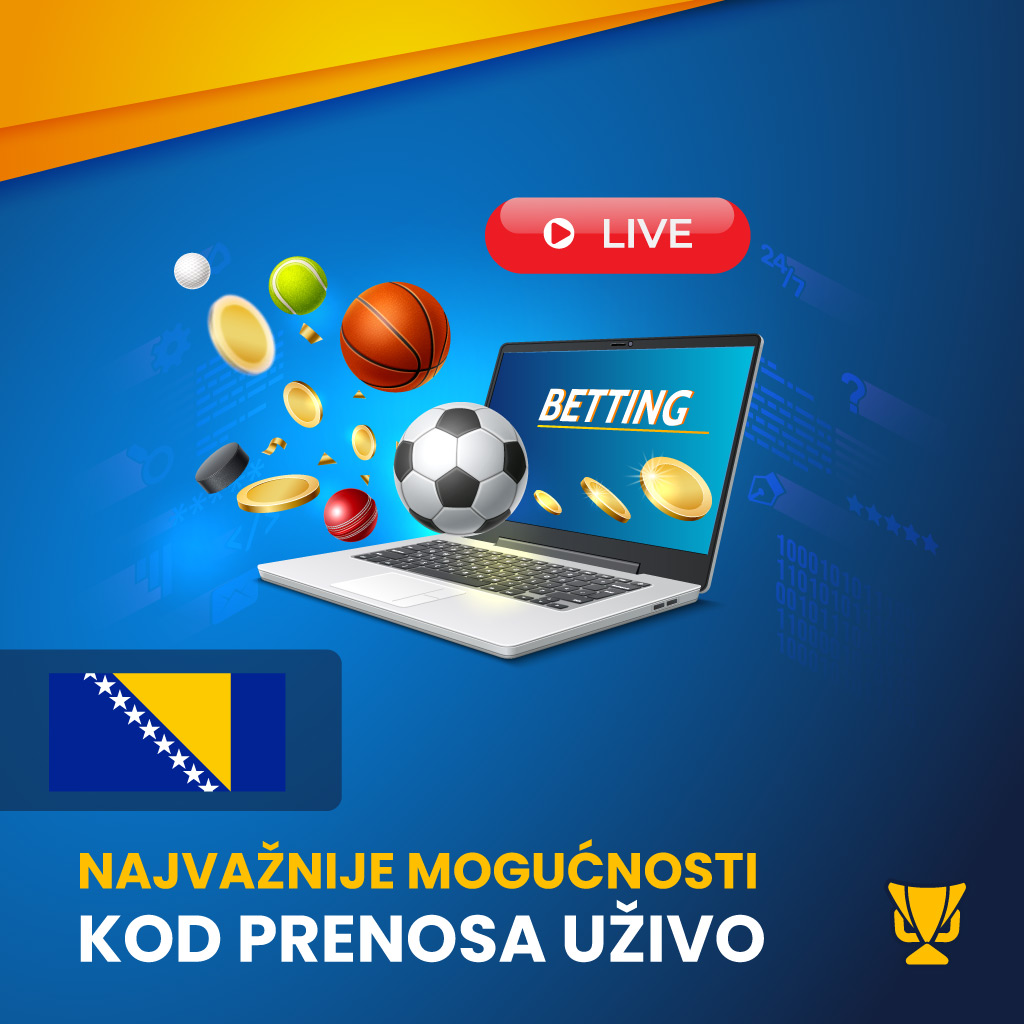 Najvažnije mogućnosti kod prenosa uživo