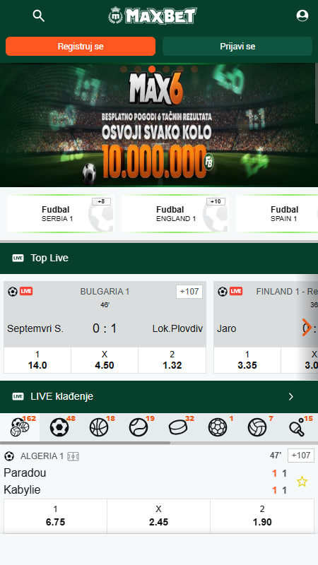 MaxBet Aplikacije za klađenje na Svetsko prvenstvo