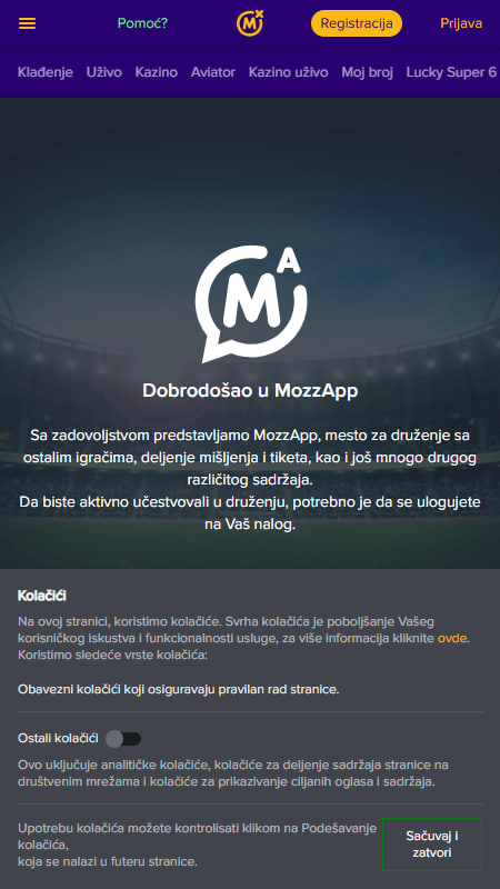 MozzartBet Aplikacije za klađenje na Svetsko prvenstvo