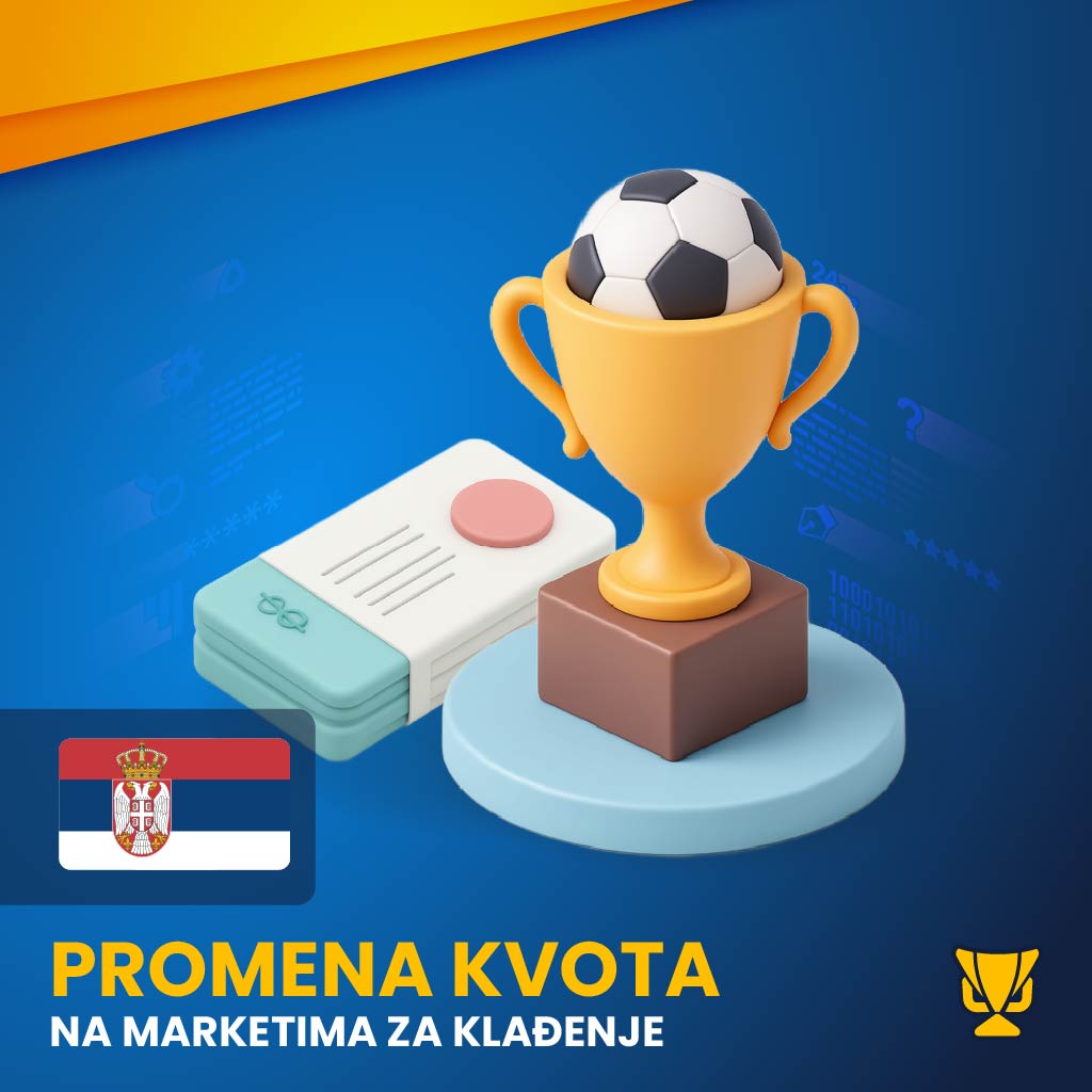 Promena kvota na marketima za klađenje