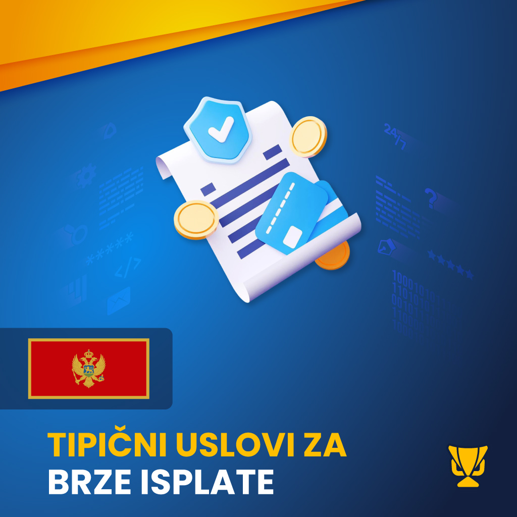 Tipični uslovi za brze isplate