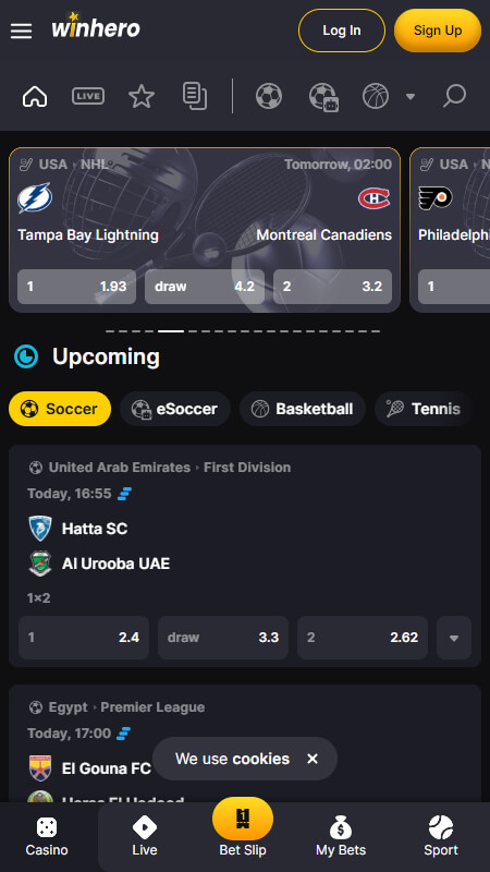 Winhero sports betting