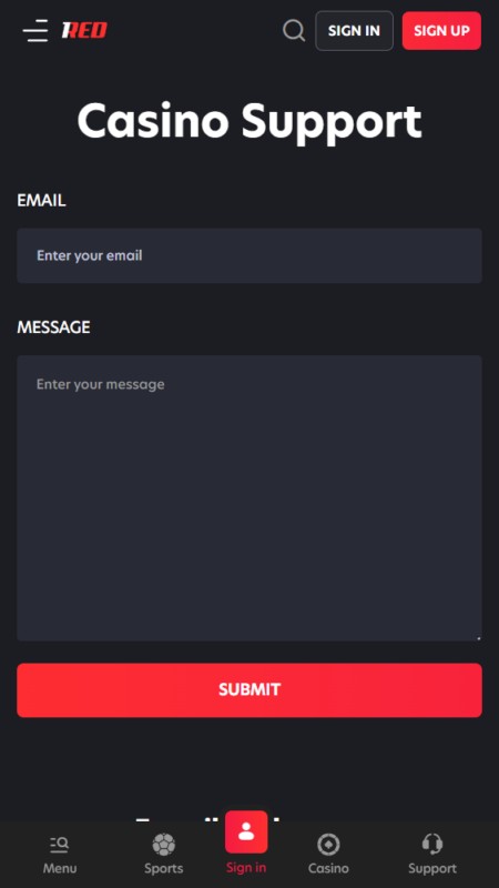 1Red customer support