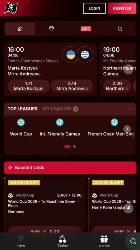 Piratepots sport betting