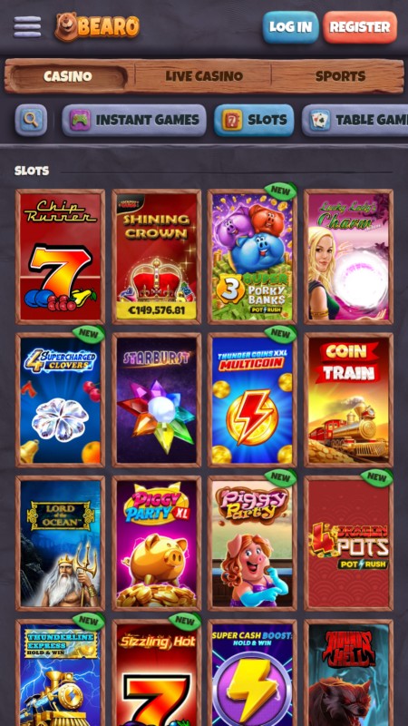 Bearo slots