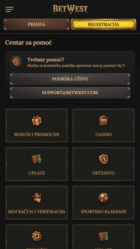 Betwest customer support