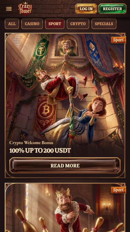 Crazy Tower bookmaker bonuses