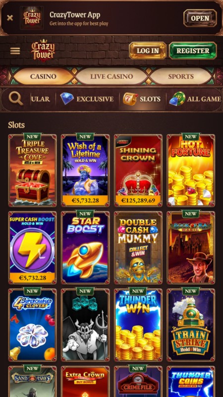 Crazy Tower slots