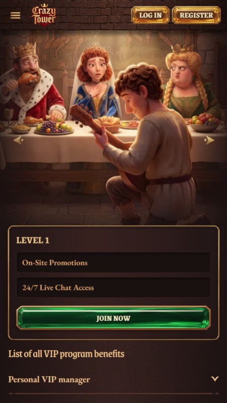 Crazy Tower VIP Program
