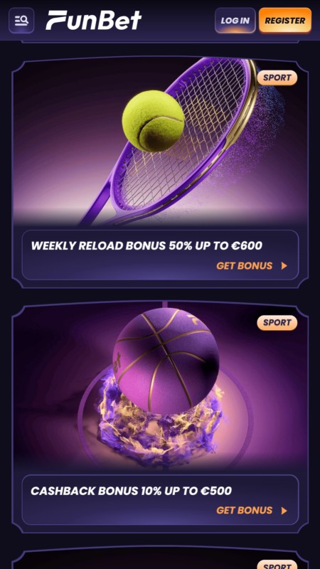 Funbet bookmaker bonuses