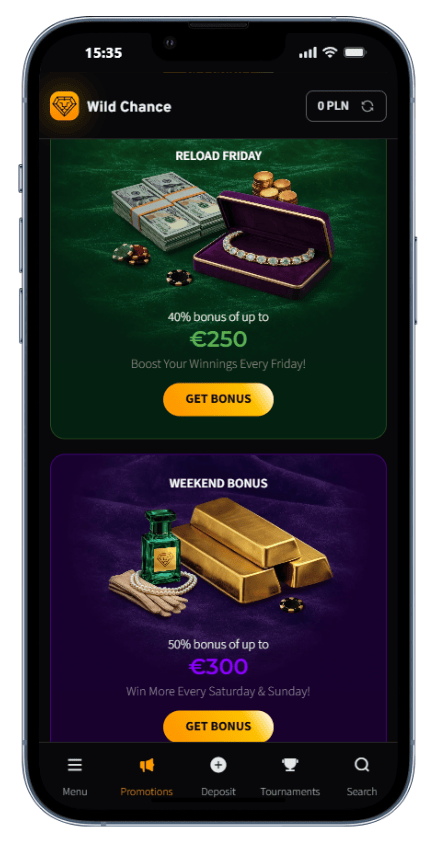 WildChance bonus